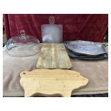 7 pc. , cake doom, cutting boards, two-piece oven