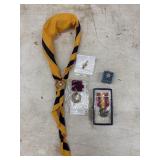 Vintage Boy Scouts of America (BSA) yellow and
