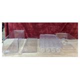 4 pc. refrigerator crisper drawer ,bin , plastic