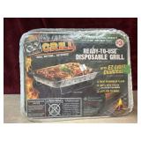 2 pc. EZ Grill Disposable Charcoal Grills.