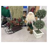 Charming rustic woodland Christmas decor set
