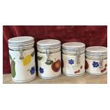 4 pc. by Certified International ceramic storage