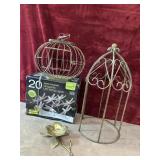 4 pc. solar-powered dragonfly LED string lights,