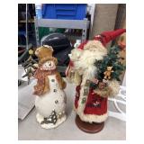 Festive tabletop Santa Claus figurine, decorative