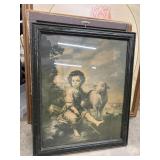 Vintage print of The Good Shepherd, an iconic