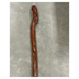Handcrafted wooden walking stick