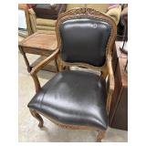 Vintage French Louis XV-style upholstered