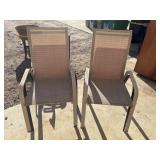 4 Outdoor Patio Chairs.
