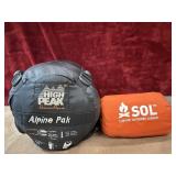 2 pc.  High Peak Simex Sport Alpine Pak Sleeping