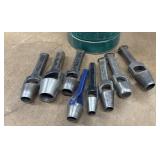 Vintage steel arch punches (also known as
