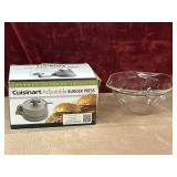 2 pc. . Cuisinart Adjustable Burger Press ,and