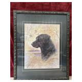 Ruane Manning Labrador framed  art print.