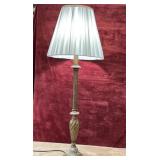 Vintage  candlestick-style table lamp