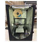 Creality 3D printer housed inside a reflective