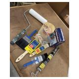 Painting and workshop tools, various
