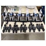 3D-printed modular components, including white