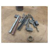 Collection of assorted metal fabrication scrap