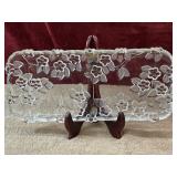Vintage Mikasa Carmen Crystal Canapï¿½ Tray