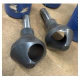 2 zero-flute countersink and deburring tools.