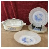 6 pc. CorningWare casserole dish and vintage