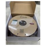 Brand new eSUN PLA+ 3D printer filament spool in