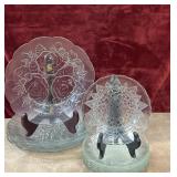 11 pc. vintage Pasari Crystal "Livia" clear