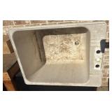 Outdoor utility sink.