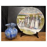 China Trader decorative porcelain collector plate