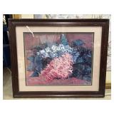 Framed artwork print of Lilacs (1887), a