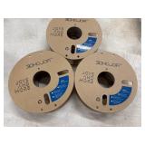 3 used spools of 3DHoJor PETG 3D printing