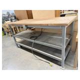 Heavy-Duty Industrial Workbench ï¿½ Sturdy