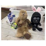 3 Small Star Wars plushy toys.