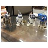 ï¿½Lot of 4 Star Wars R2-D2 3.75" Action Figures -