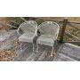 Pair of Wrought Iron Patio Chairs