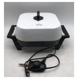 Working Vintage Rival Electric Skillet Deep W/