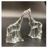 Franklin Crystal Giraffe Pair No Damage