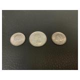 Netherlands & Canadian Silver Coins