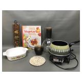Mcm Fondue Pot, Pyrex, Corningware & More!