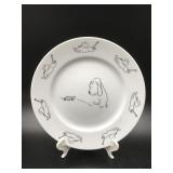 Cartoon Artist James Thurber Dog Plate