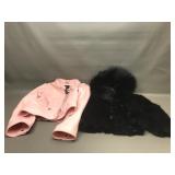 Girls Dittrick Furs Coat (torn Lining) & Faux