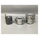 Champ High Herb Grinder & Cvault Stainless Storage