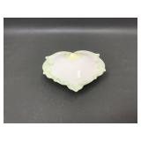 Vintage Heart Shaped Lidded Trinket Dish