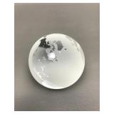 Tiffany & Co. Glass Globe Paperweight
