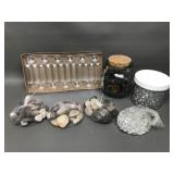 West Elm Crystals, Decorative Marbles & Polished