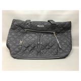 Joan David Quilted Puffer Tote Bag