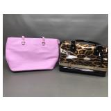 Nanette Lapore & Shiny Leopard Print Handbags
