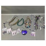 Vintage & Modern Bohemian Colorful Costume Jewelry