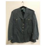 Vintage Us Army Dress Green Jacket Size 43 Regular