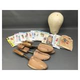 Vintage Sewing Patterns, Shoe Stretchers & Pinable