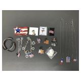 Vintage Sweet Patriotic Costume Jewelry
